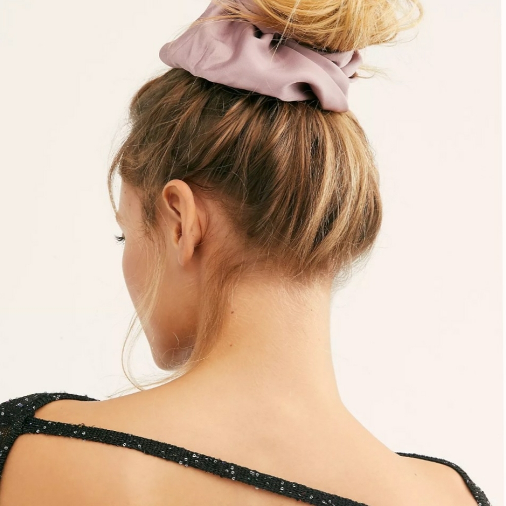 Free People super satin scrunchie
